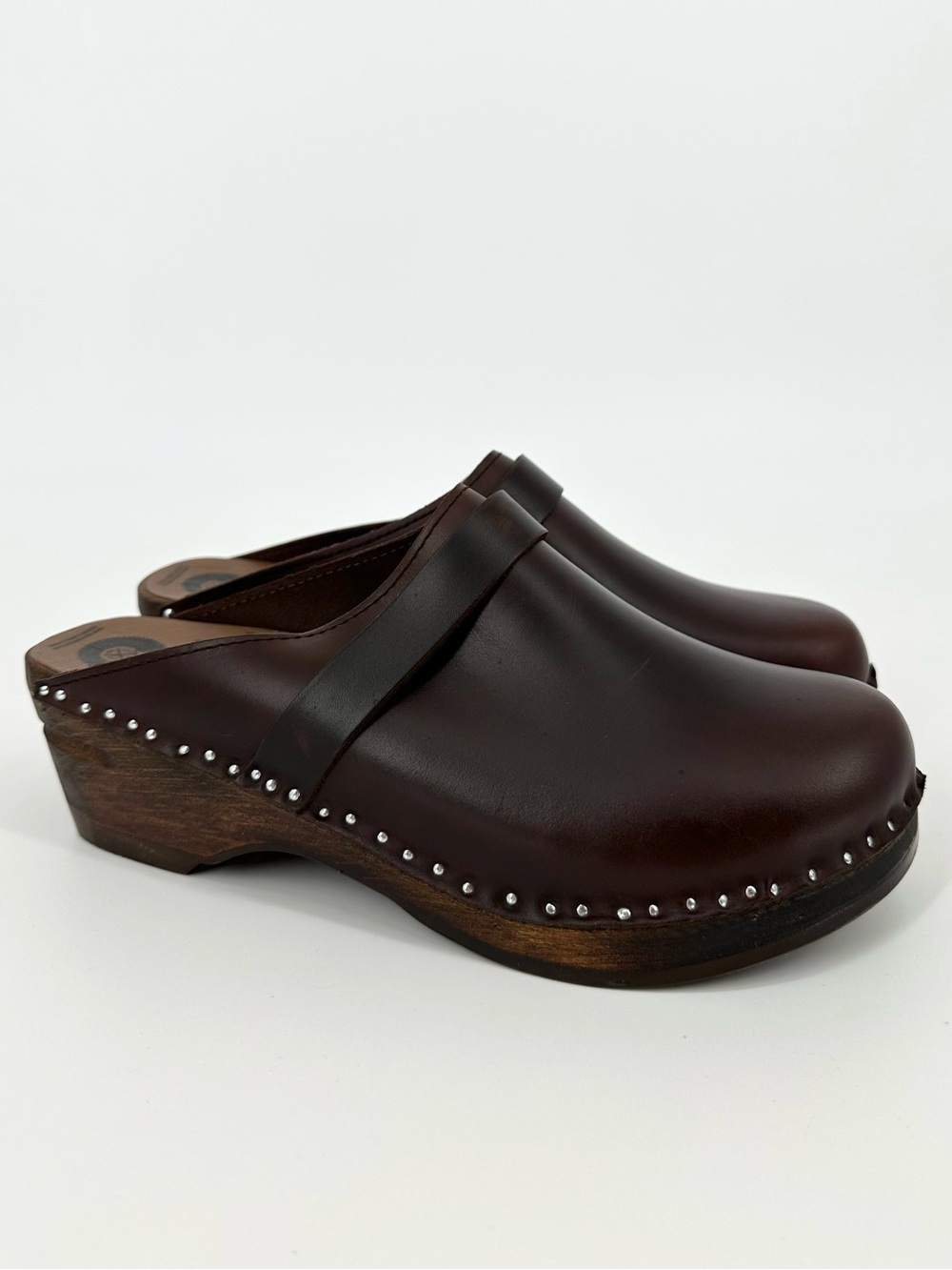 Troentorp Da Vinci Clogs Brown Leather